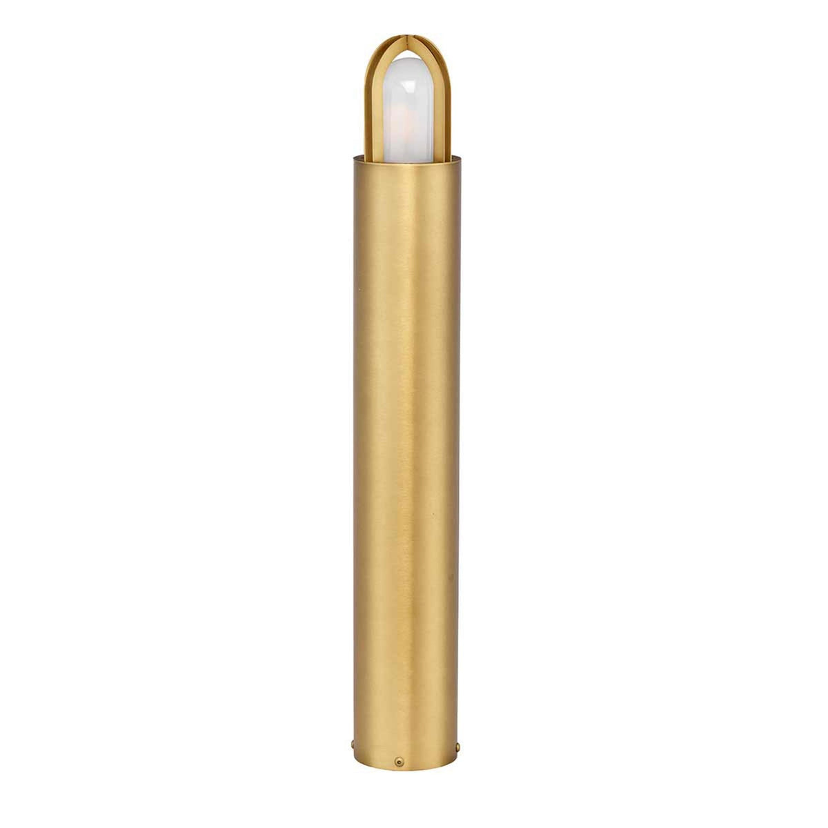 Paignton Coastal IP55 Solid Brass Bollard Light in Brushed Brass Finish