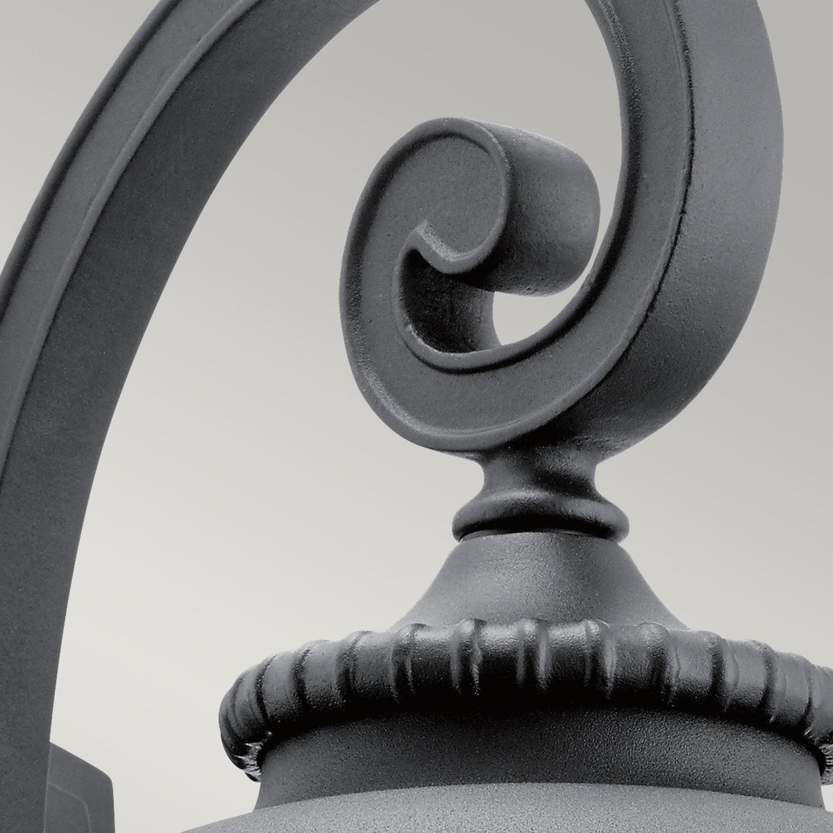 Admirals Cove Coastal Large Wall Light in Textured Black with Clear Seeded Glass
