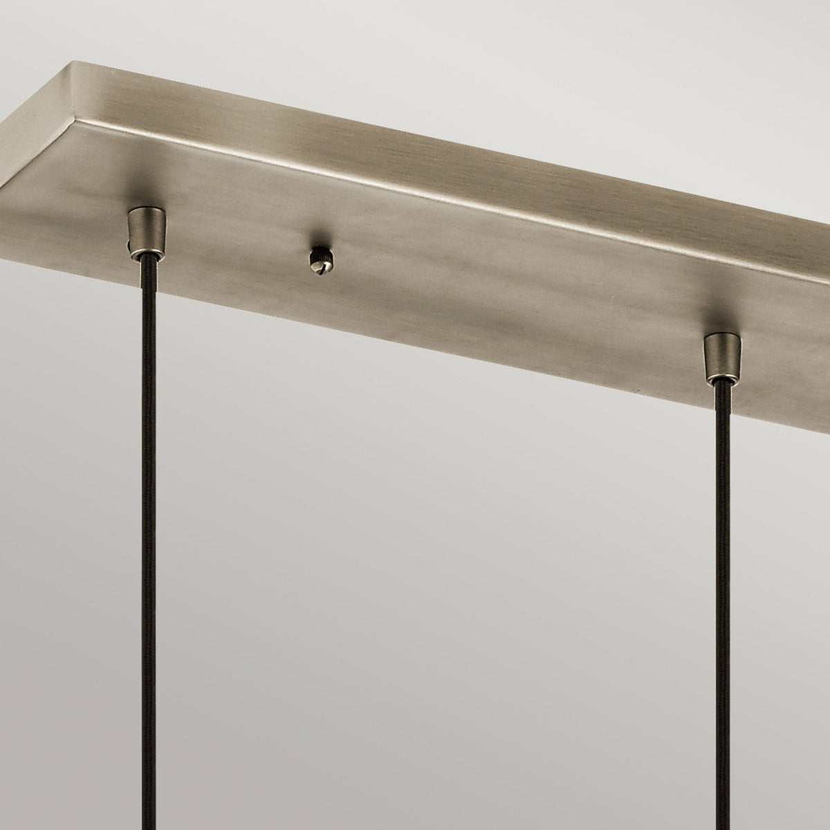 Asher II Triple Drop Linear Pendant in Antique Pewter