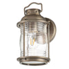 Ashland Bay Small Outdoor Wall Lantern in Burnished Bronze