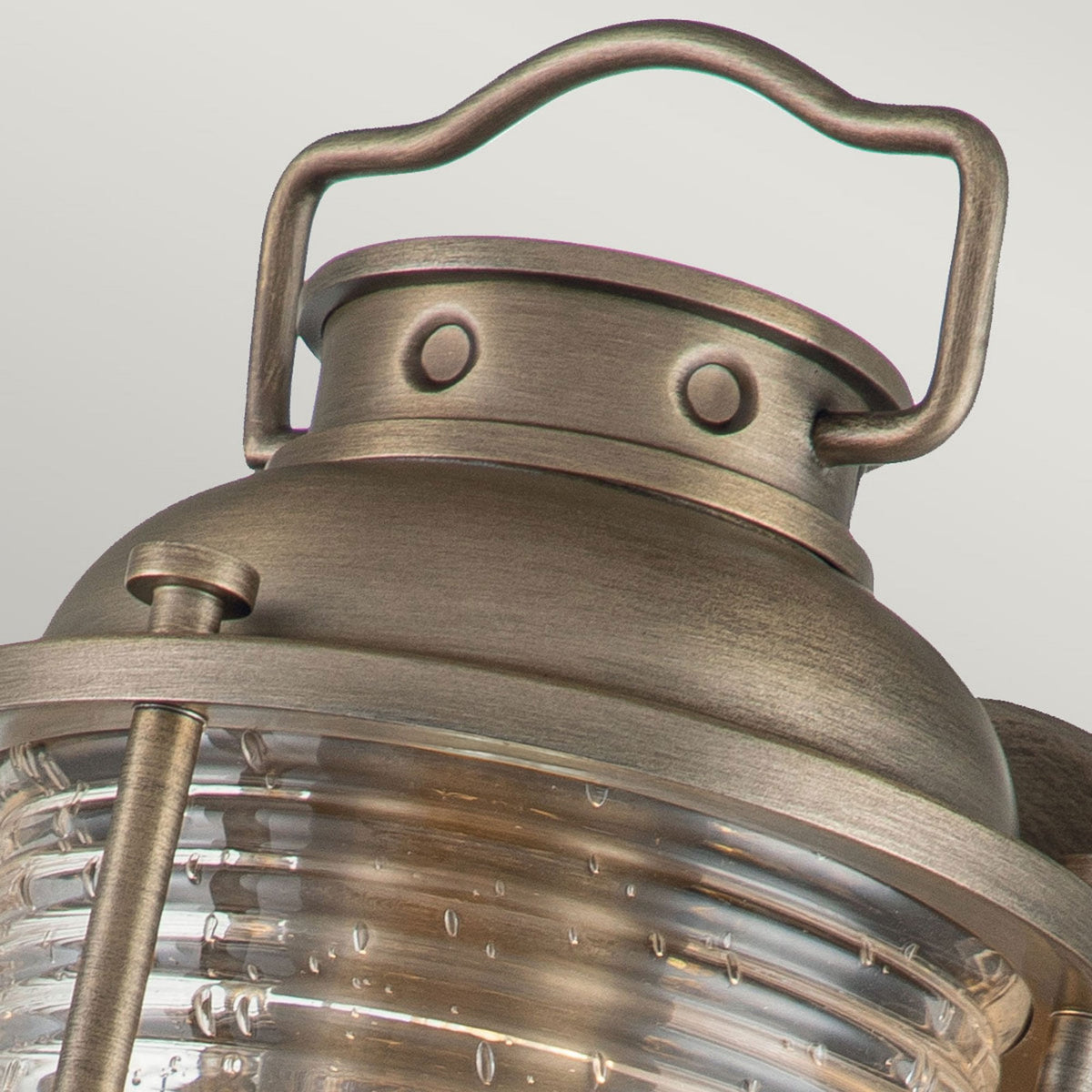 Ashland Bay Small Outdoor Wall Lantern in Burnished Bronze