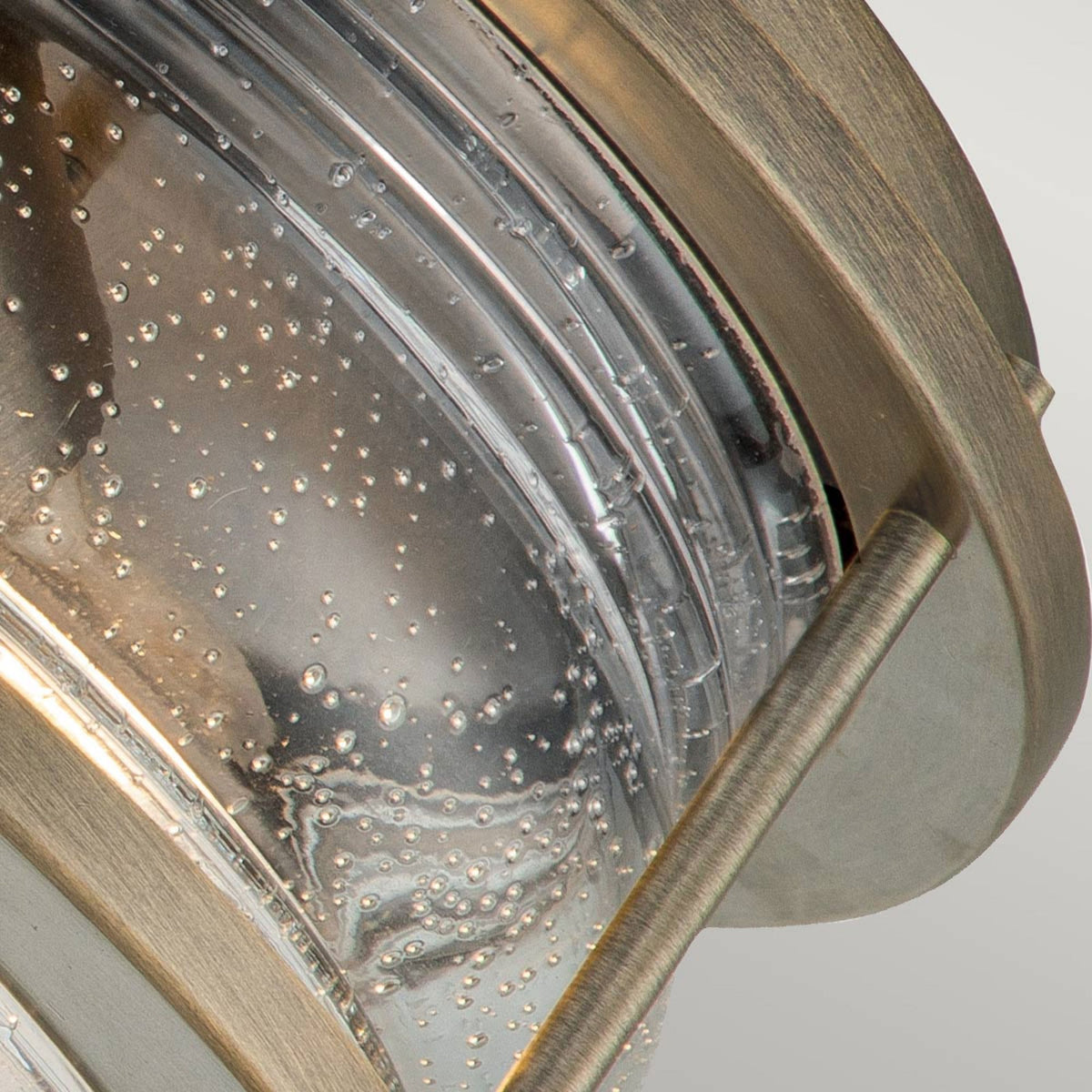 Ashland Bay Outdoor Flush Ceiling Light in Burnished Bronze