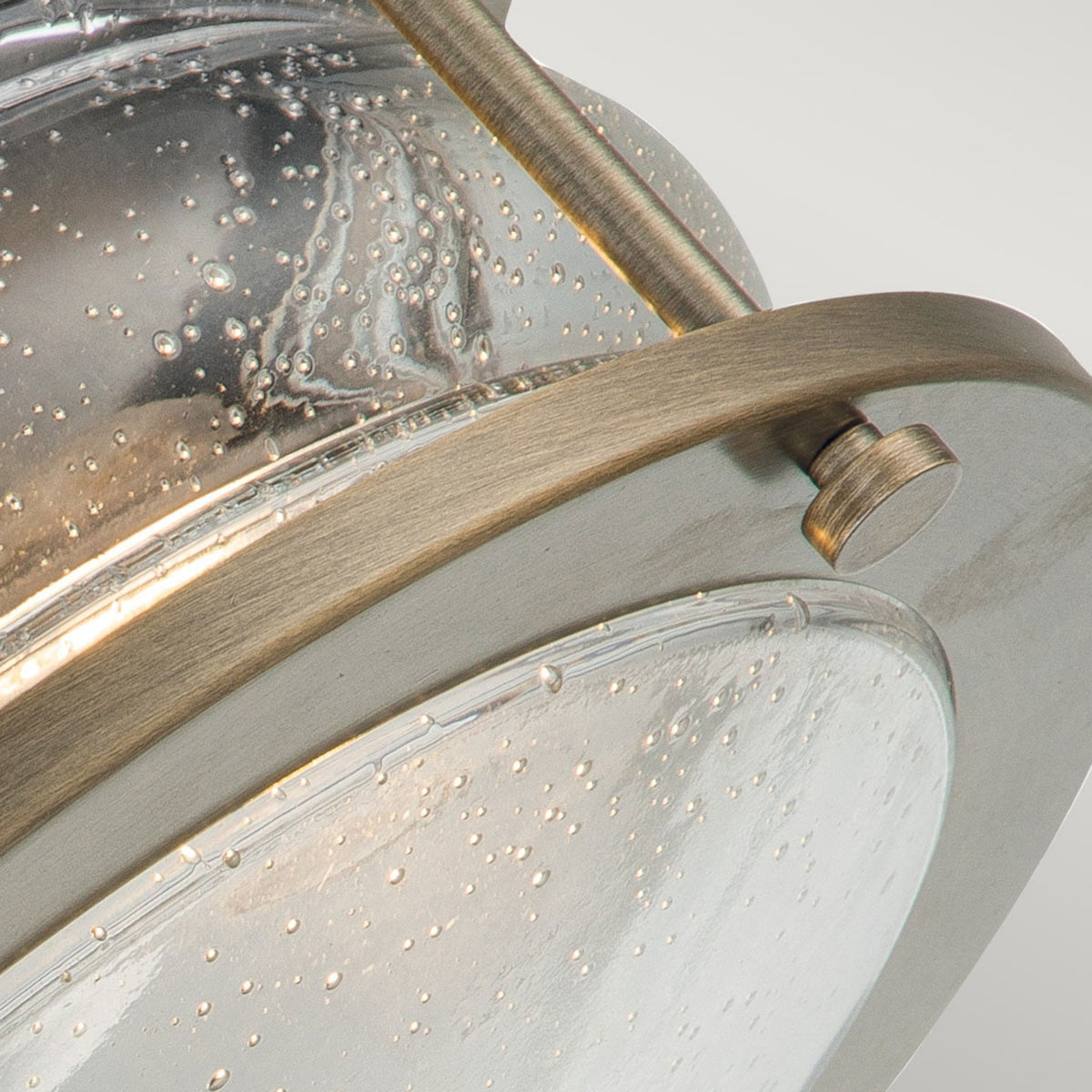 Ashland Bay Outdoor Flush Ceiling Light in Burnished Bronze