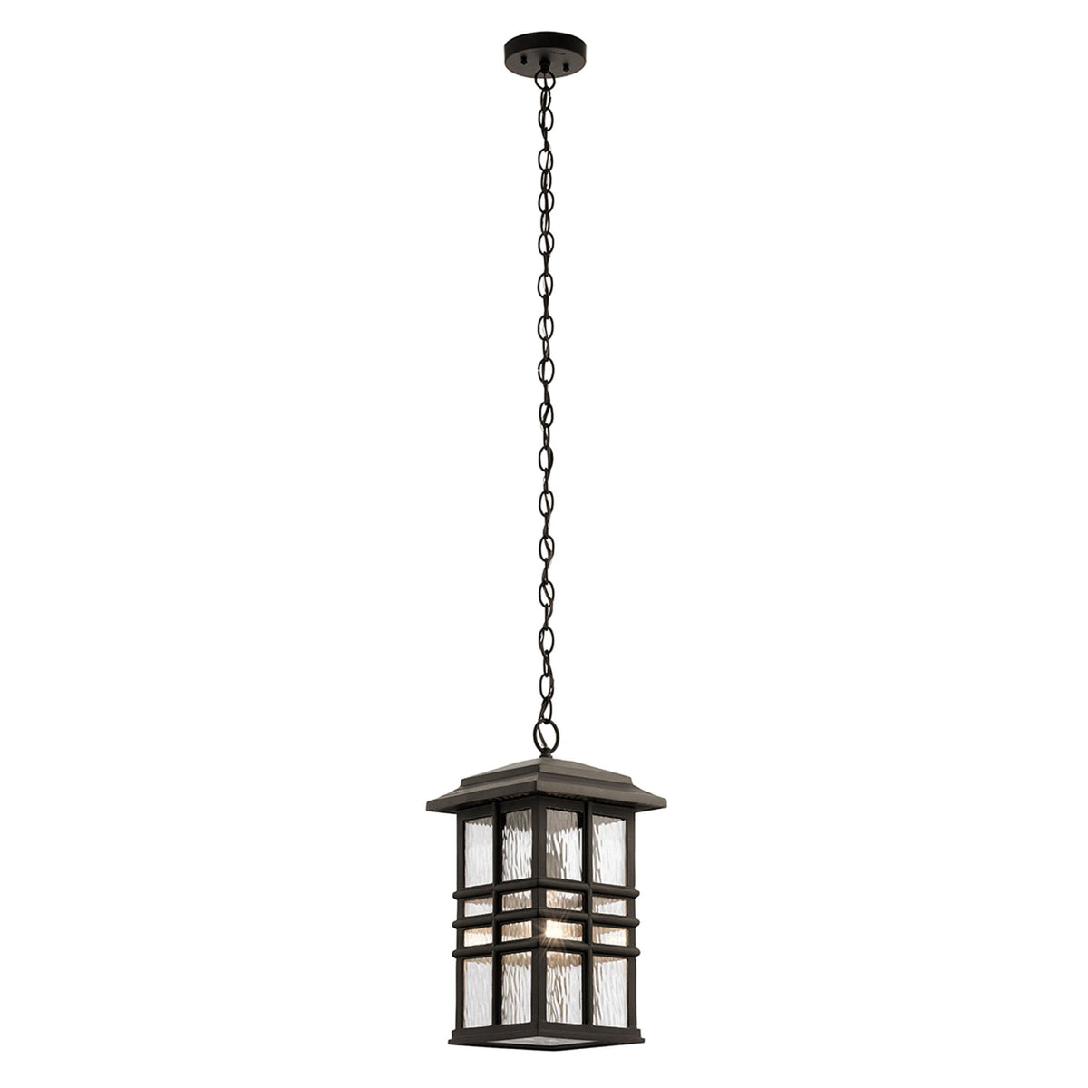Beacon Square Coastal Pendant Lantern in Olde Bronze