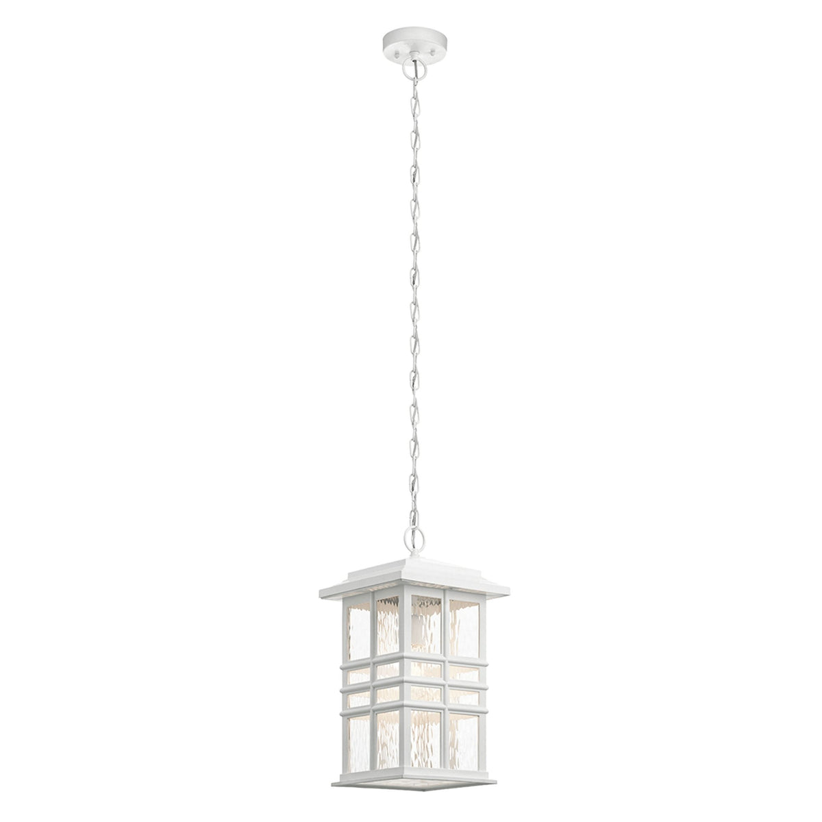 Beacon Square Coastal Pendant Lantern in White