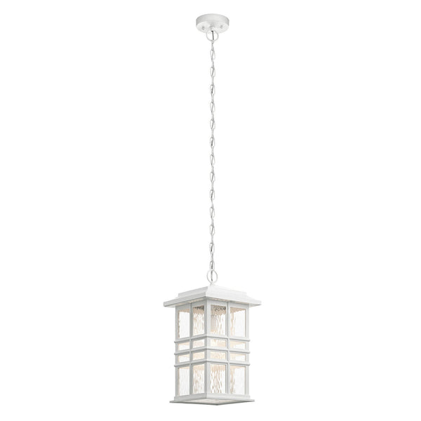 Beacon Square Coastal Pendant Lantern in White