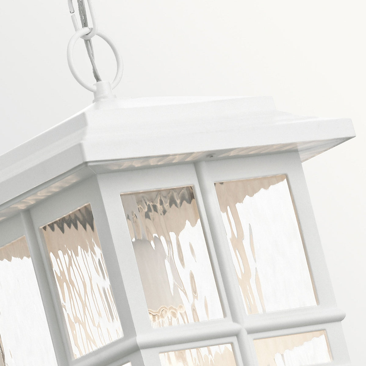 Beacon Square Coastal Pendant Lantern in White