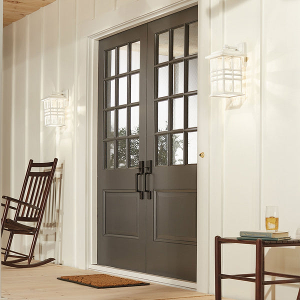 Beacon Square Coastal Medium Wall Lantern in White