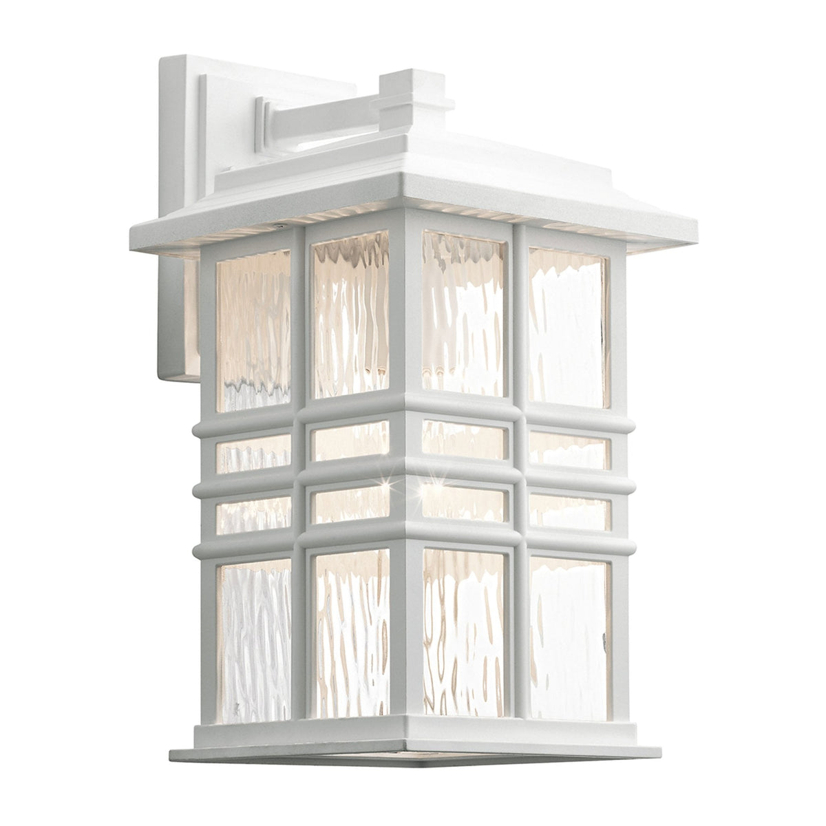 Beacon Square Coastal Medium Wall Lantern in White