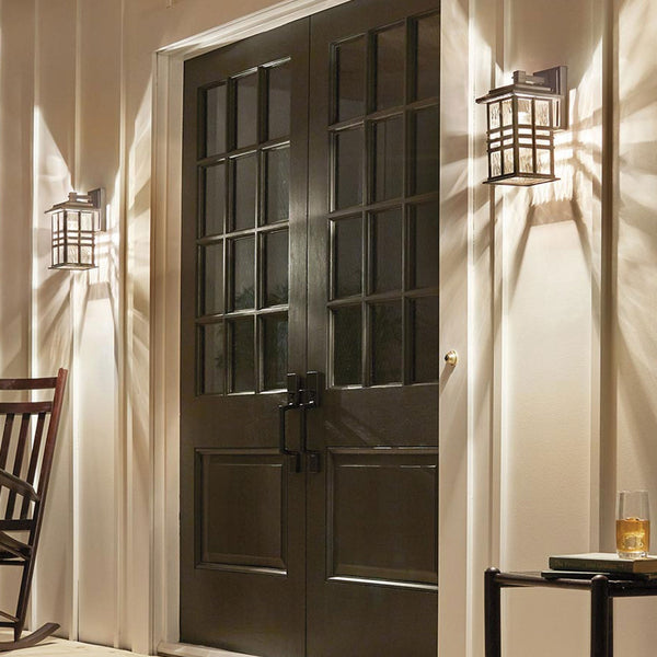 Beacon Square Coastal Small Wall Lantern in Olde Bronze