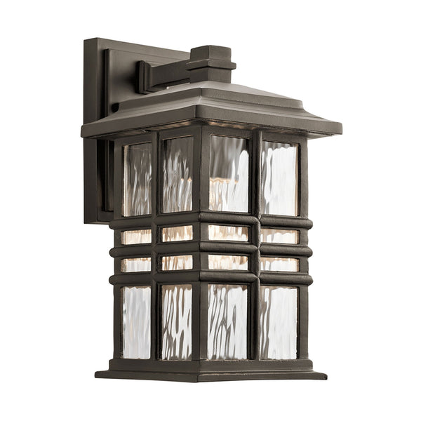 Beacon Square Coastal Small Wall Lantern in Olde Bronze