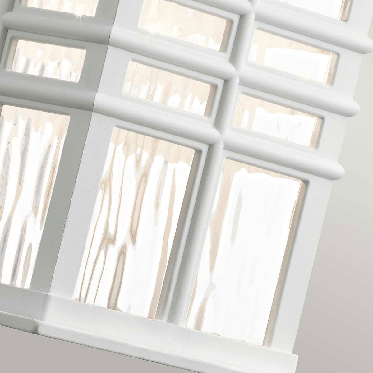 Beacon Square Coastal Small Wall Lantern in White