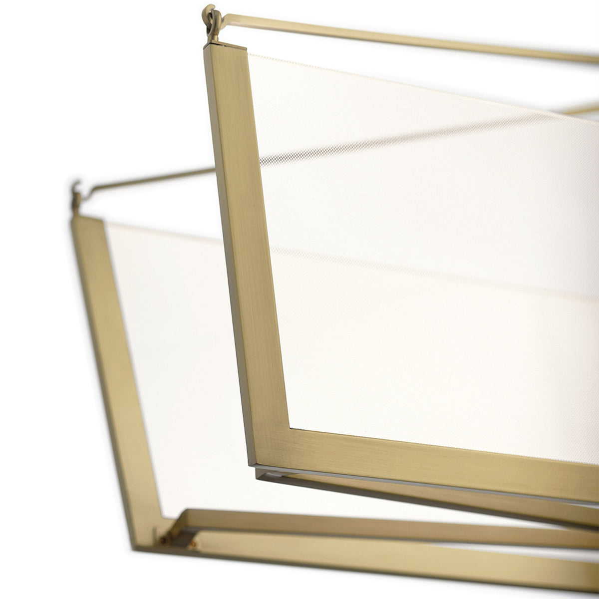 Calters LED Linear Pendant Chandelier in Champagne Gold