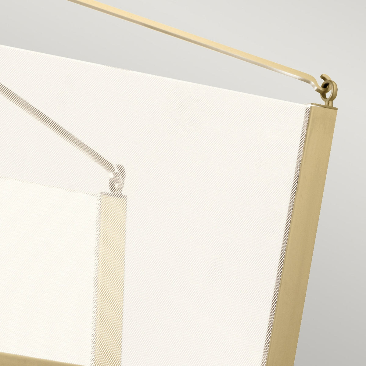 Calters LED Linear Pendant Chandelier in Champagne Gold