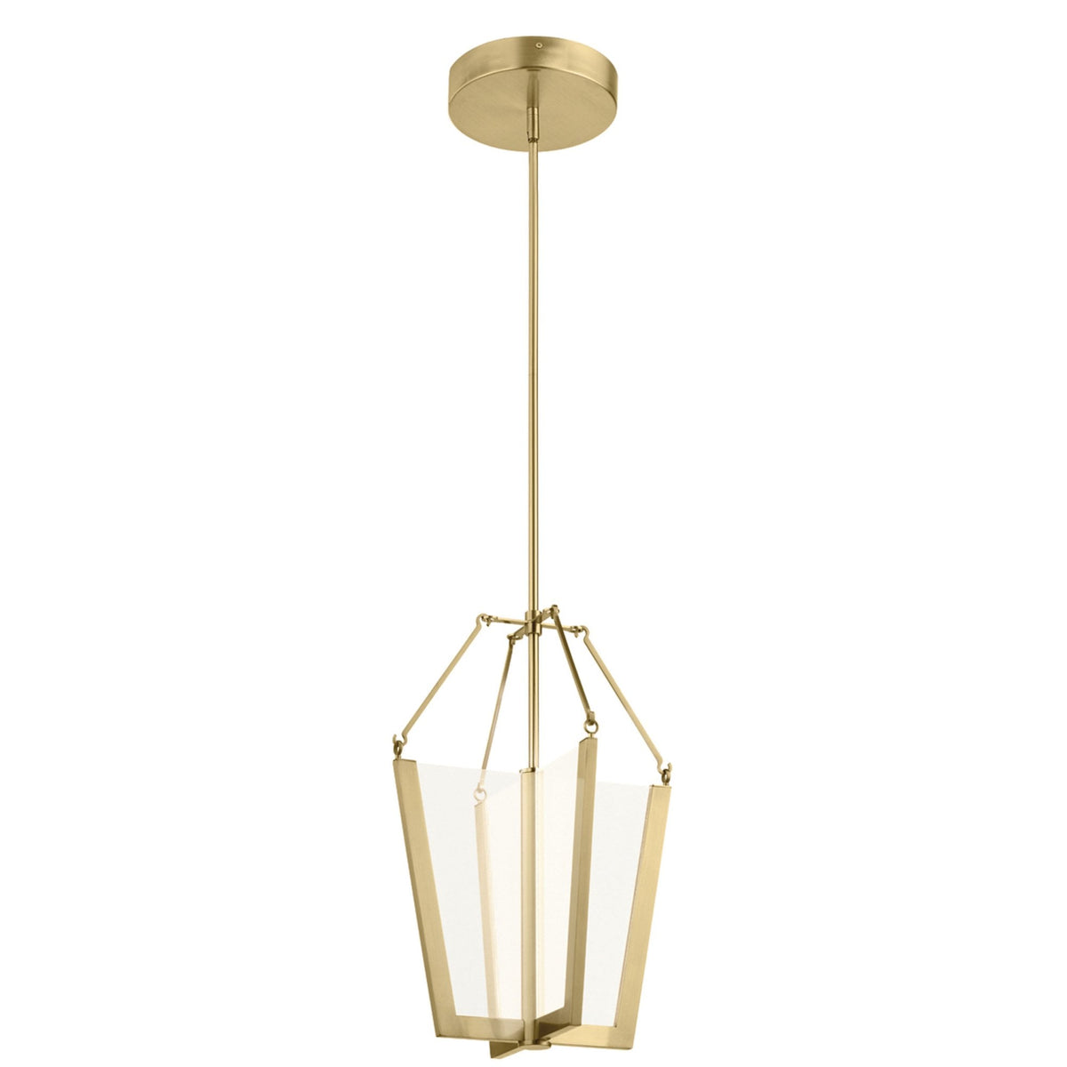 Calters LED Medium Pendant in Champagne Gold