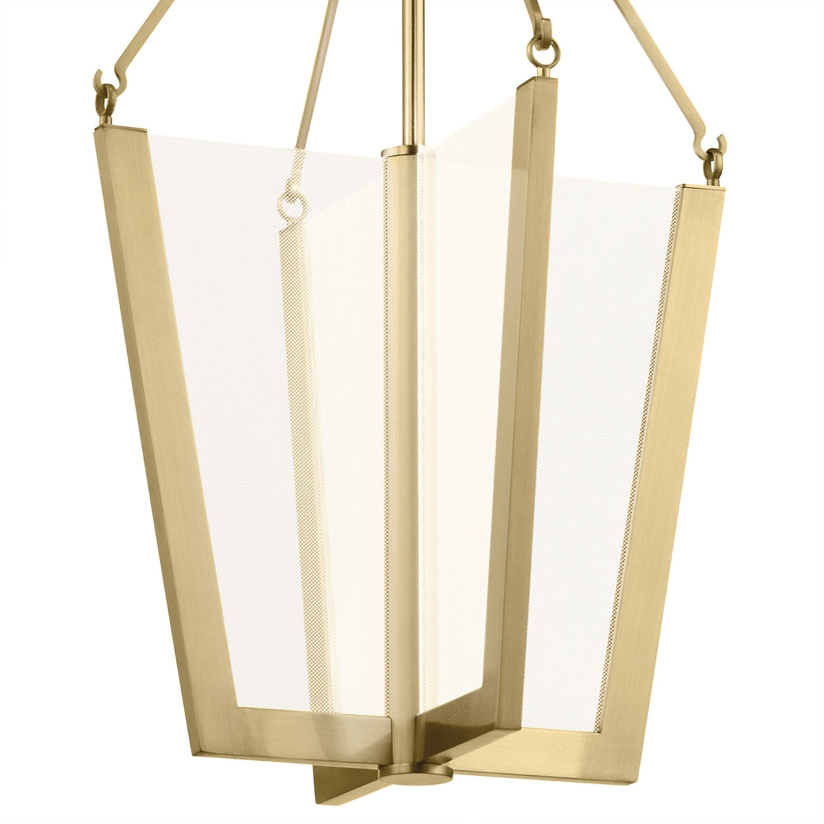 Calters LED Medium Pendant in Champagne Gold