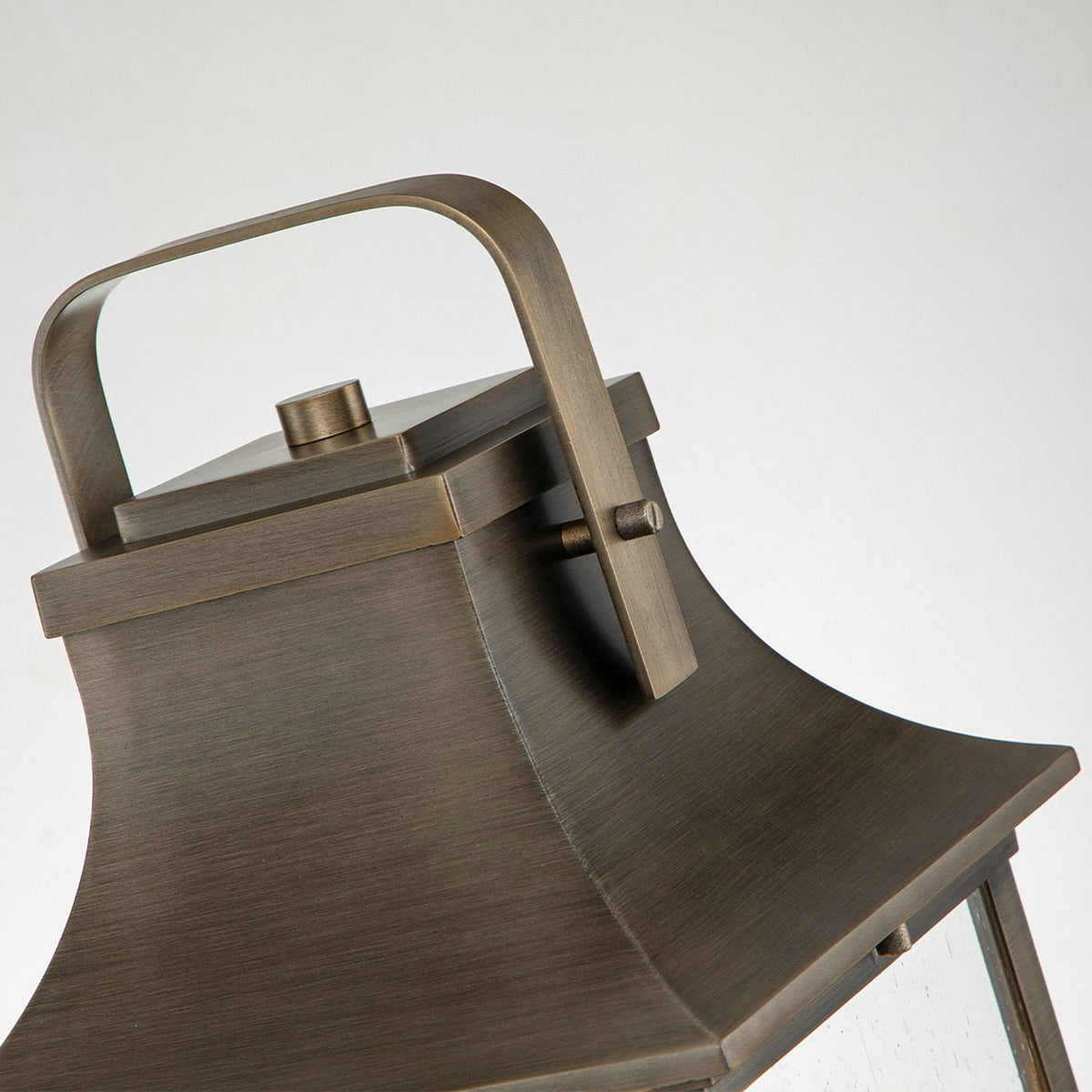 Grant IP44 Large Pedestal Lantern in Burnished Bronze