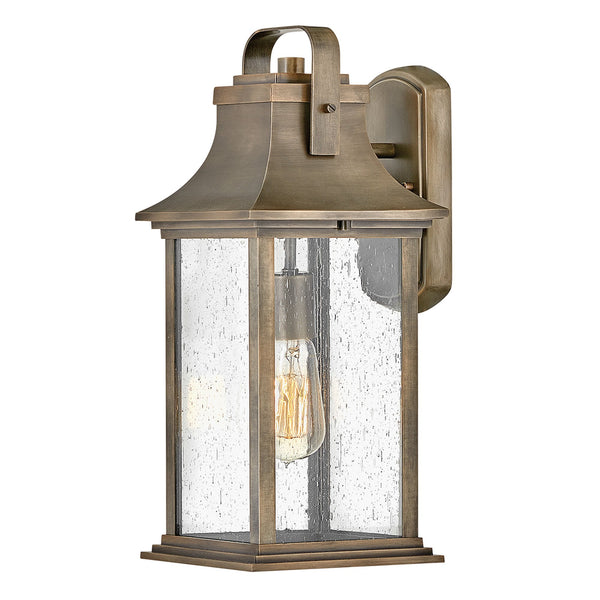 Grant IP44 Medium Wall Lantern in Burnished Bronze