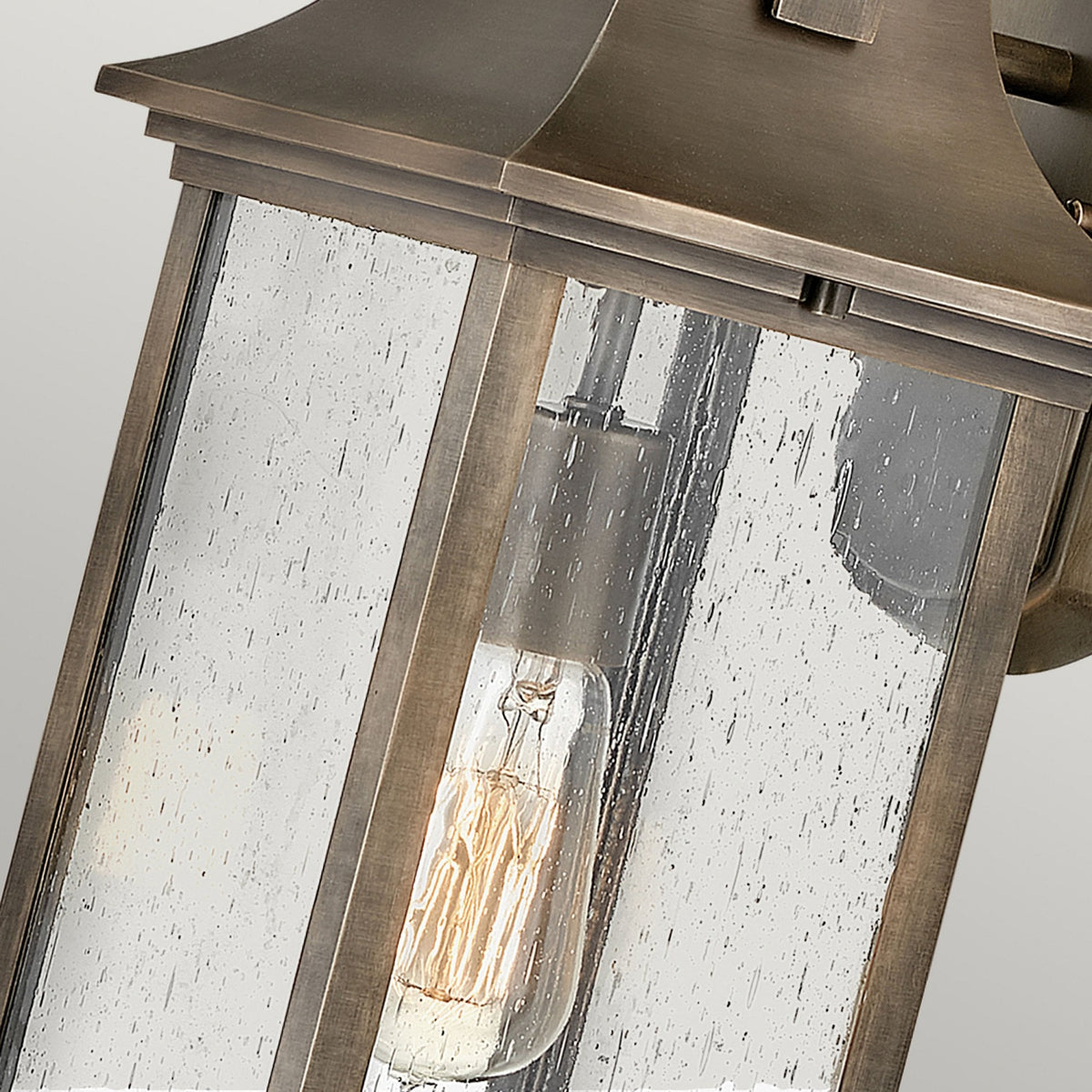 Grant IP44 Medium Wall Lantern in Burnished Bronze
