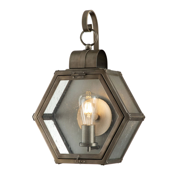 Heath IP44 Medium Wall Lantern in Burnished Bronze