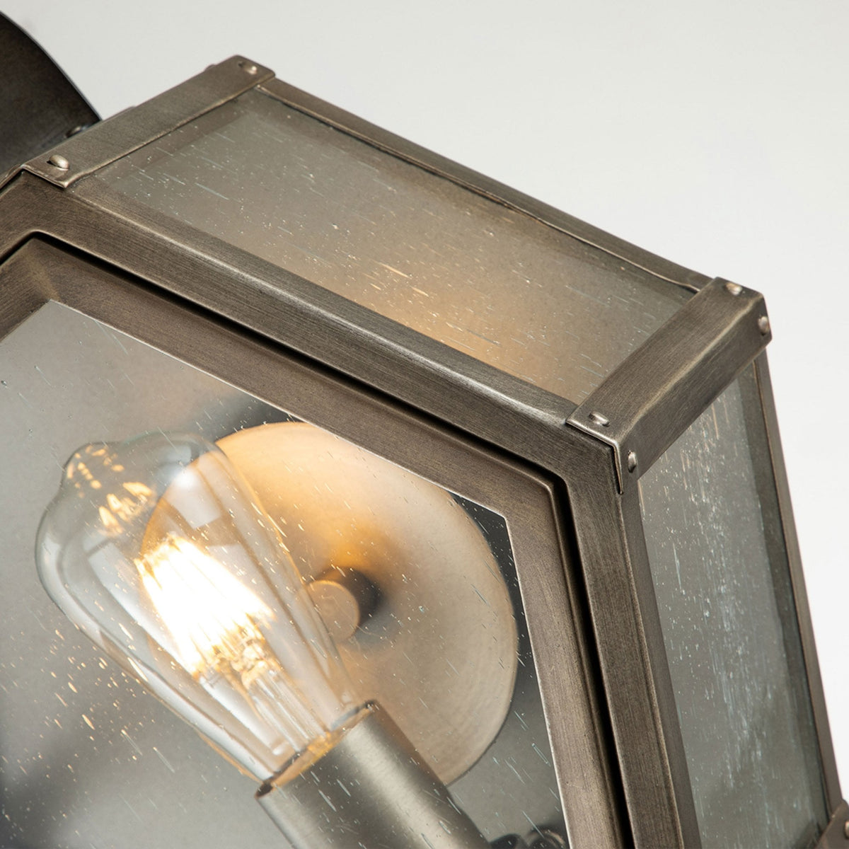 Heath IP44 Medium Wall Lantern in Burnished Bronze