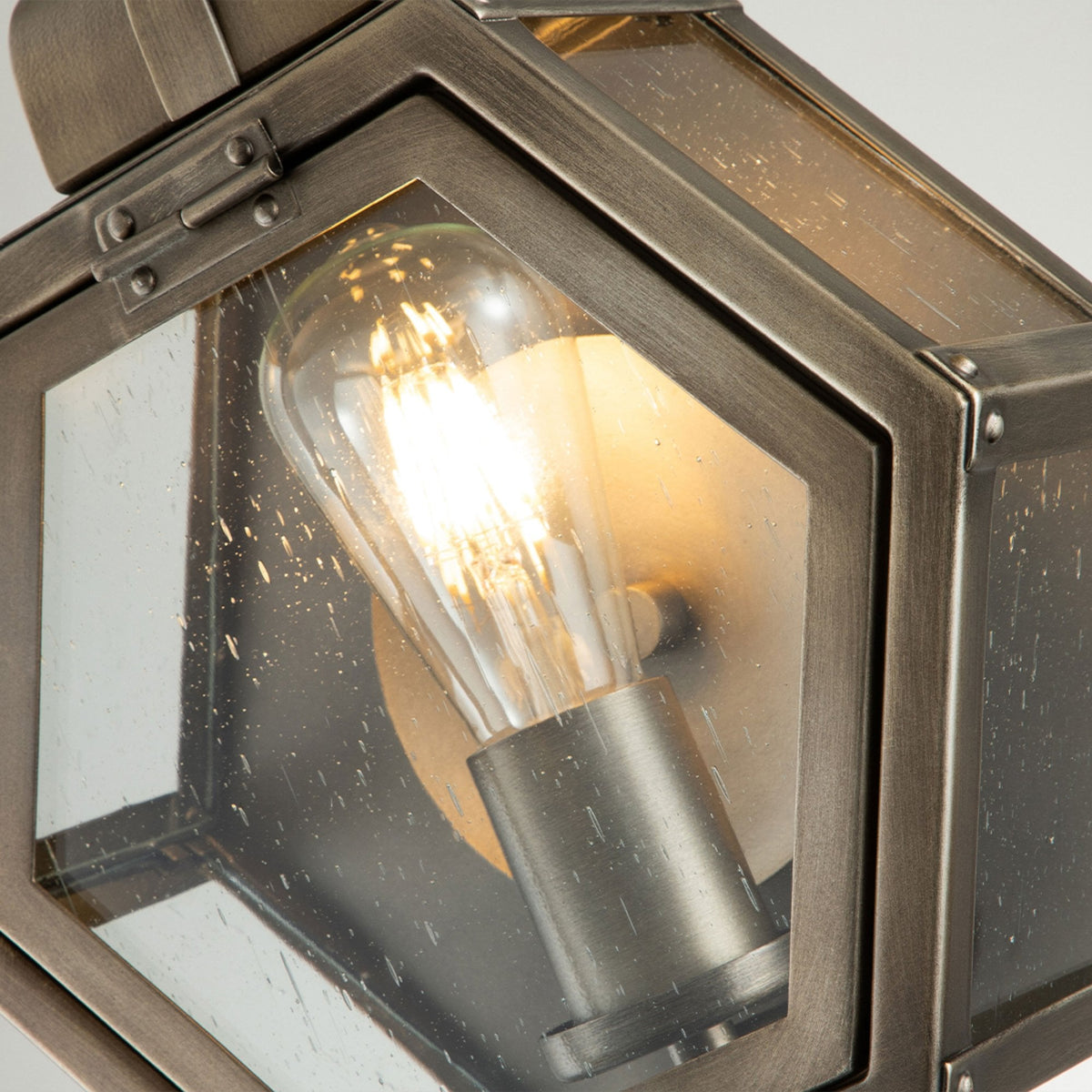 Heath IP44 Small Wall Lantern in Burnished Bronze