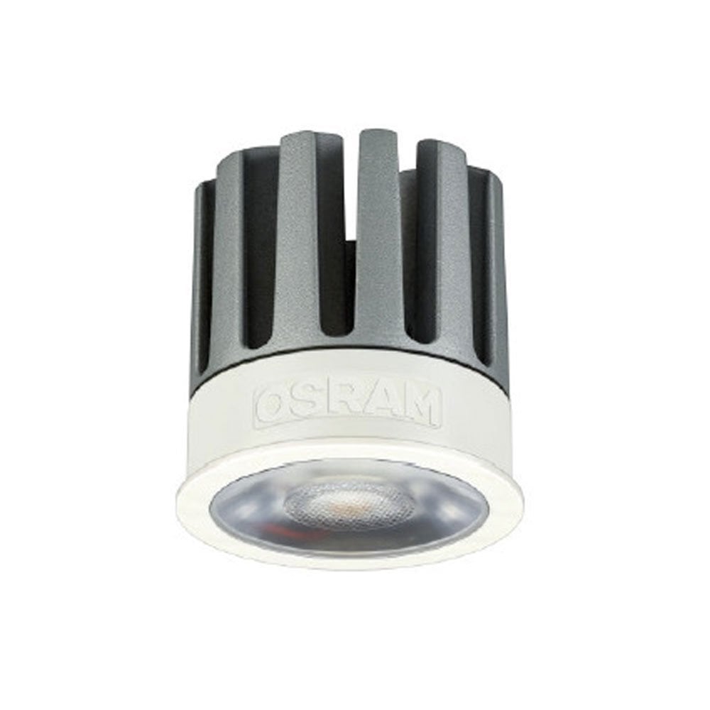 Osram LED recessed downlight with a white trim and a grey heat sink