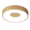 Coin Remote Control 56W LED Round Ceiling Light In Gold