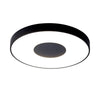 Coin Remote Control 80W LED Round Ceiling Light In Black