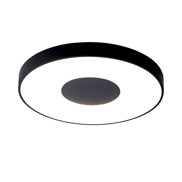 Coin Remote Control 80W LED Round Ceiling Light In Black