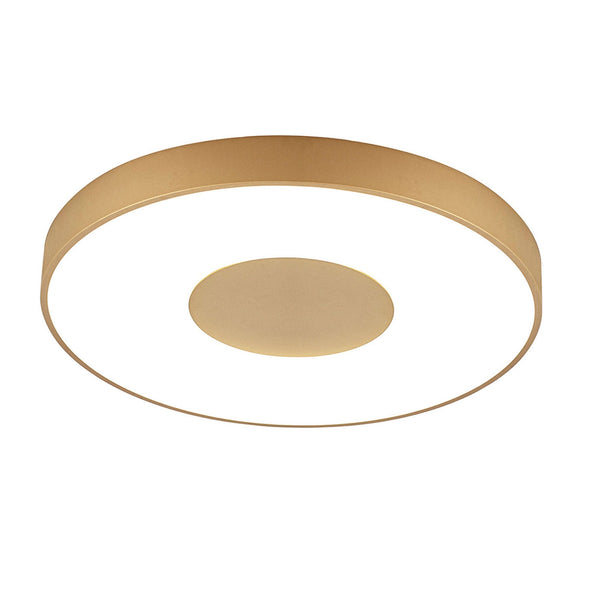 Coin Remote Control 80W LED Round Ceiling Light In Gold
