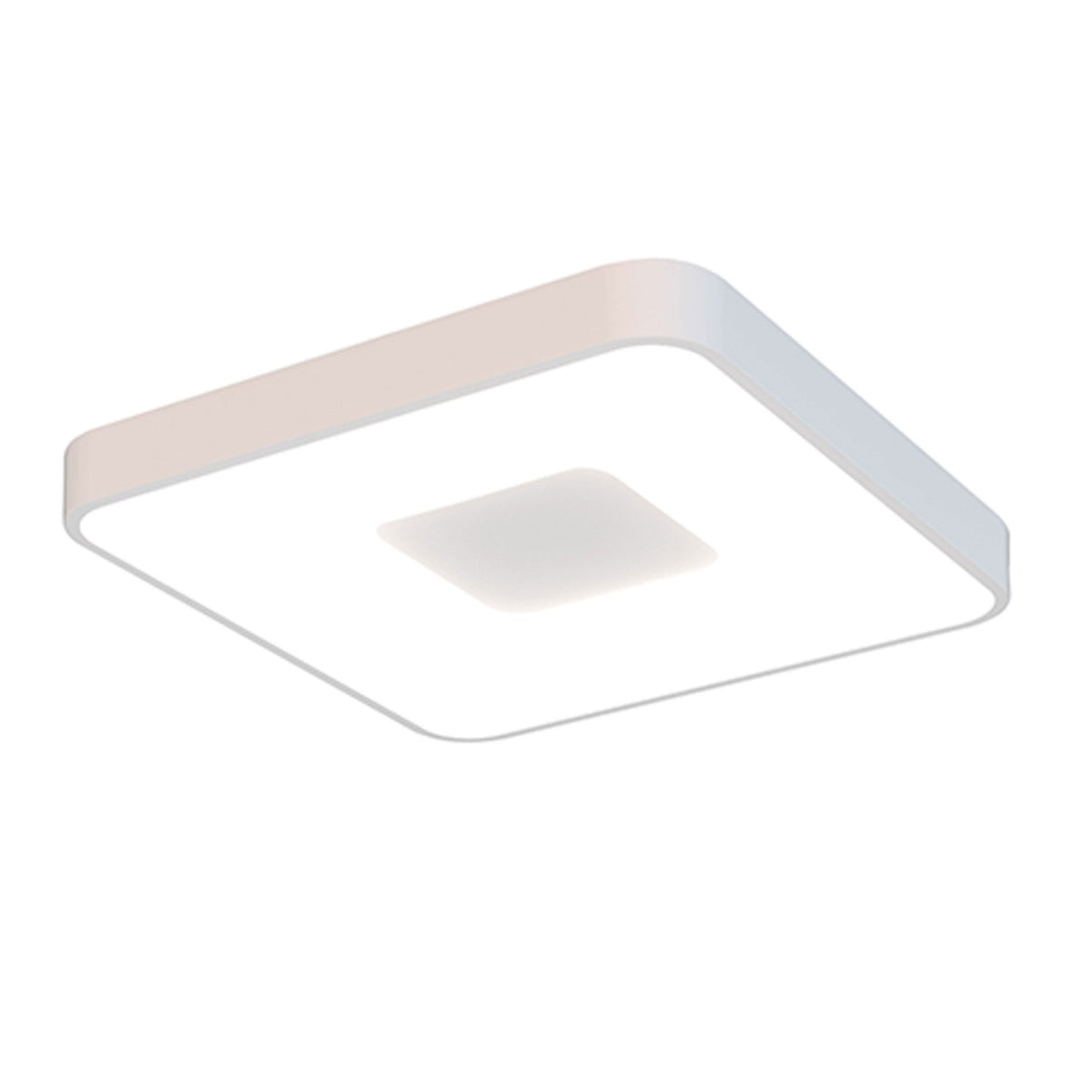 Coin Remote Control 80W LED Square Ceiling Light In White