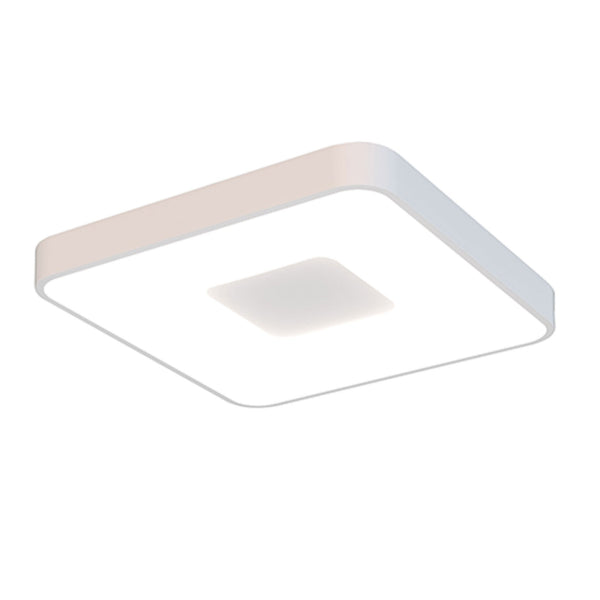 Coin Remote Control 80W LED Square Ceiling Light In White