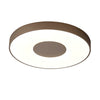 Coin Remote Control 100W LED Round Ceiling Light In Sand Brown