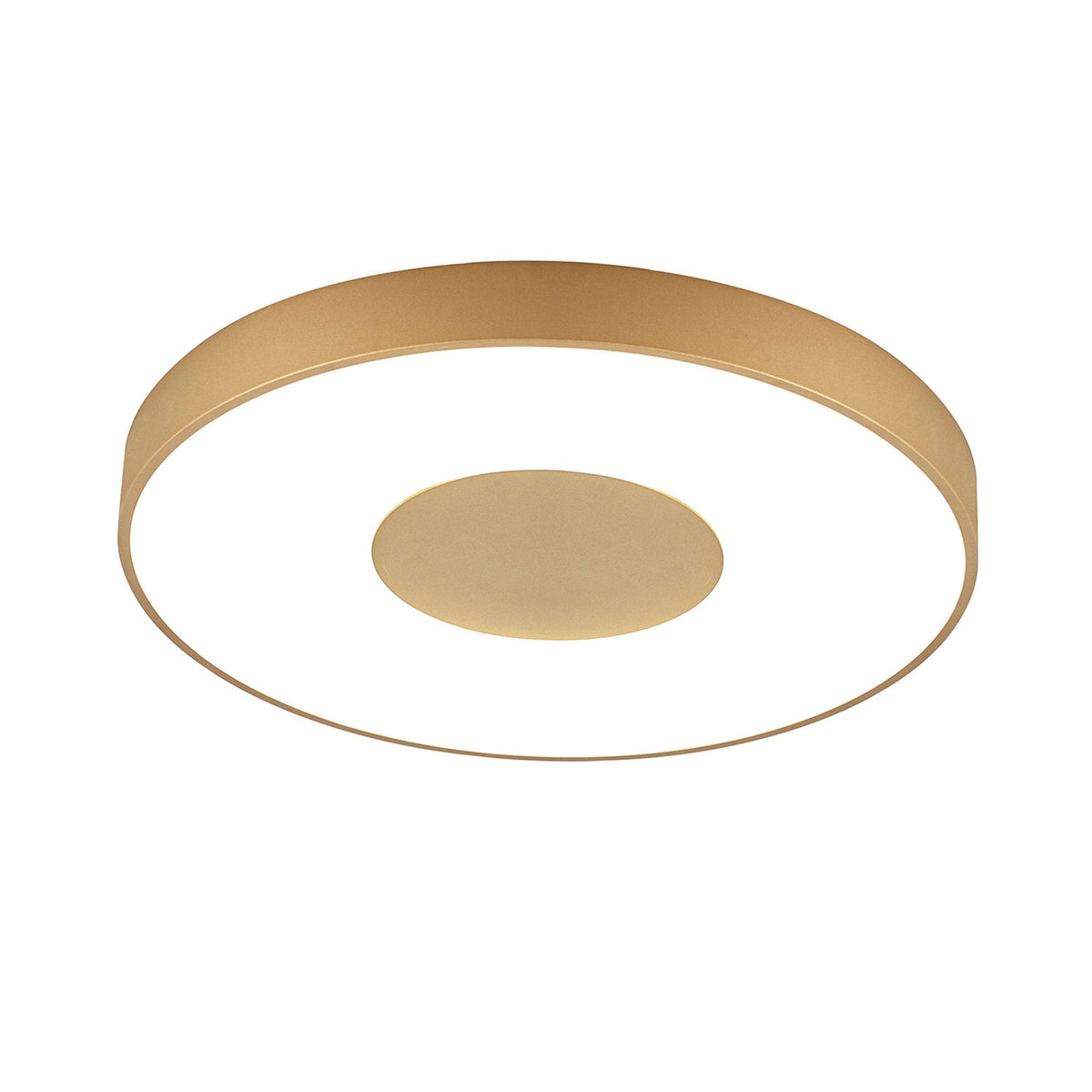 Coin Remote Control 100W LED Round Ceiling Light In Gold