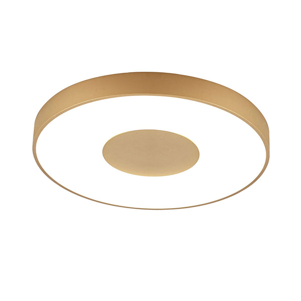 Coin Remote Control 100W LED Round Ceiling Light In Gold