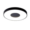 Coin Remote Control 100W LED Round Ceiling Light In Black