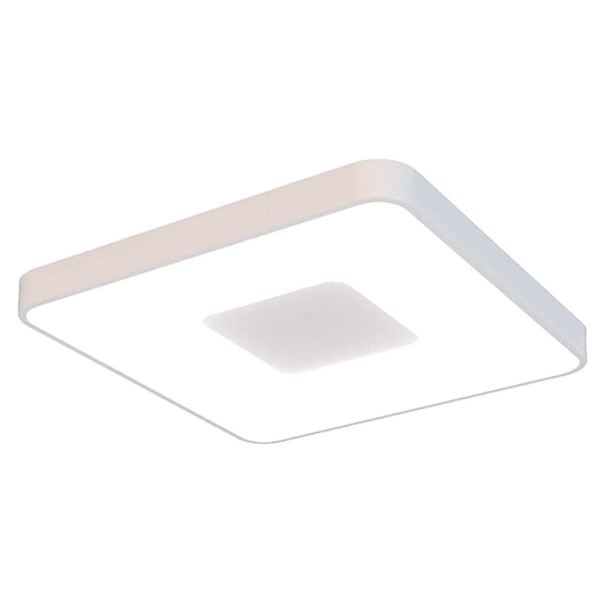 Coin Remote Control 100W LED Square Ceiling Light In White