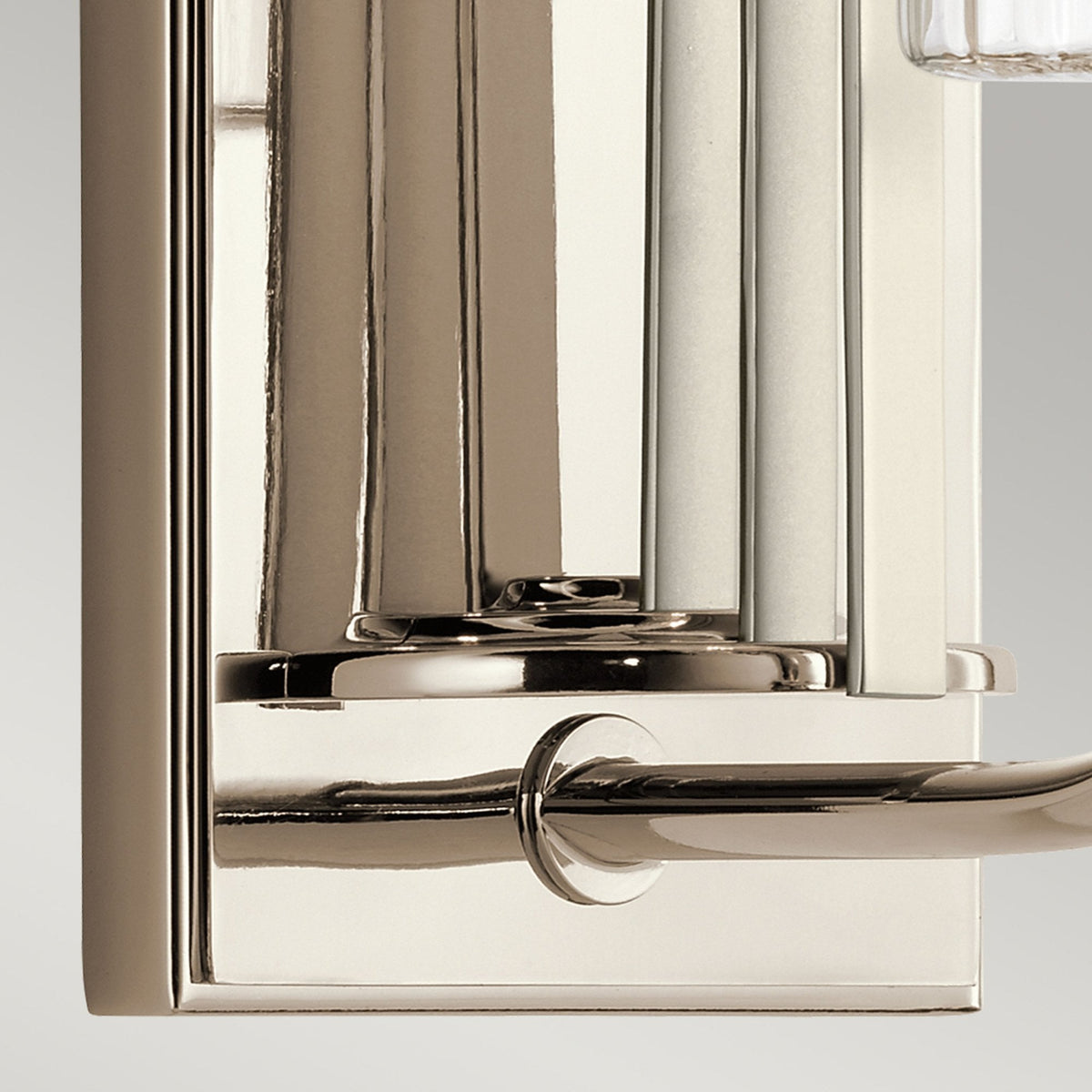 Kimrose Single Wall Light in Polished Nickel