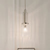 Kimrose Single Drop Pendant in Polished Nickel