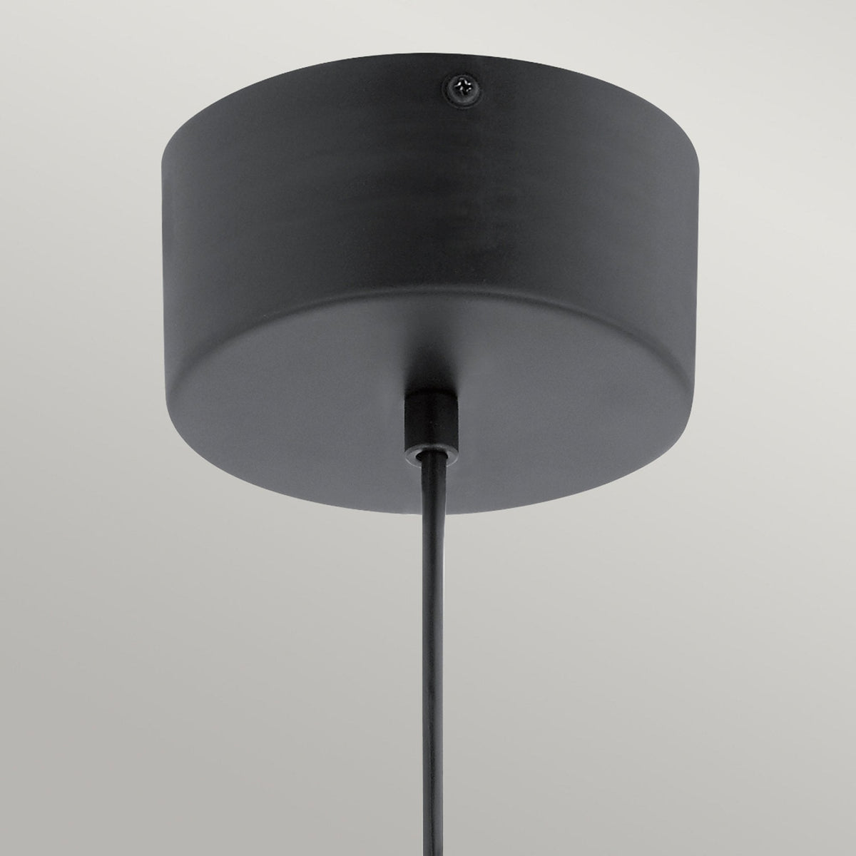 Moonlit LED Single Drop Pendant in Matte Black