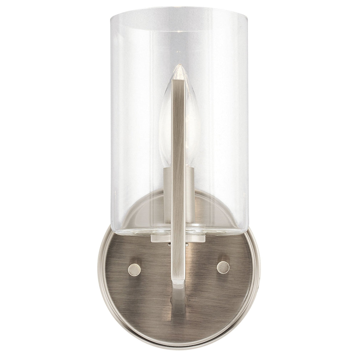 Nye Single Wall Light in Classic Pewter
