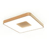Coin Remote Control 100W LED Square Ceiling Light In Gold