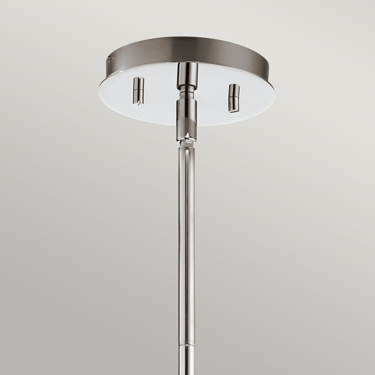 Pim IP44 Five Light Chandelier in Polished Chrome with Satin Etched Cased Opal Shades