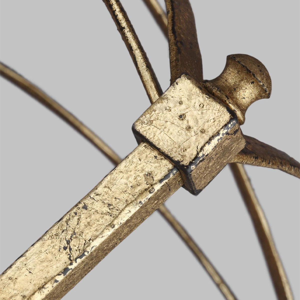 Thayer Four Lamp Pendant in Antique Gild