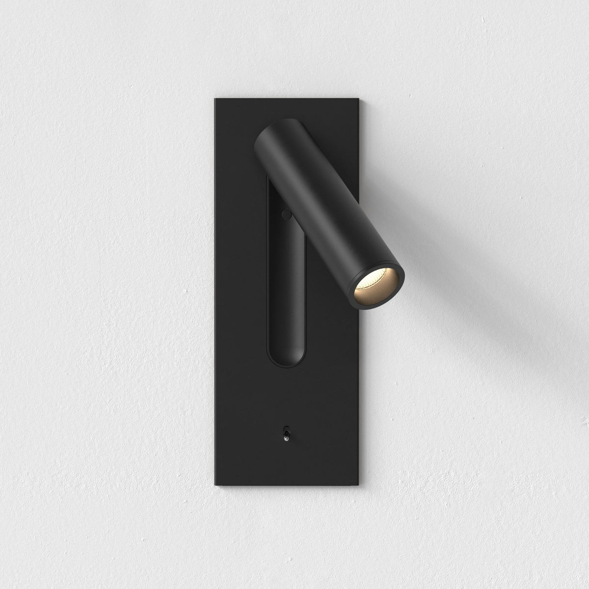 Fuse 3 Toggle Switch LED Reading Light In Matt Black