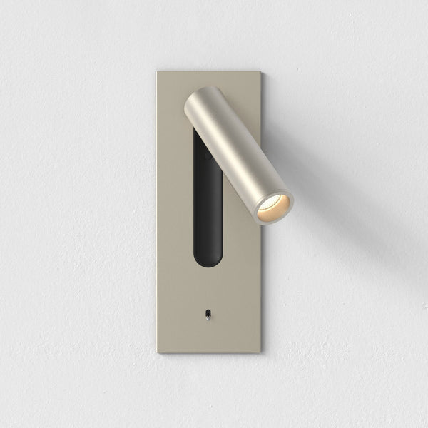 Fuse 3 Toggle Switch LED Reading Light In Matt Nickel