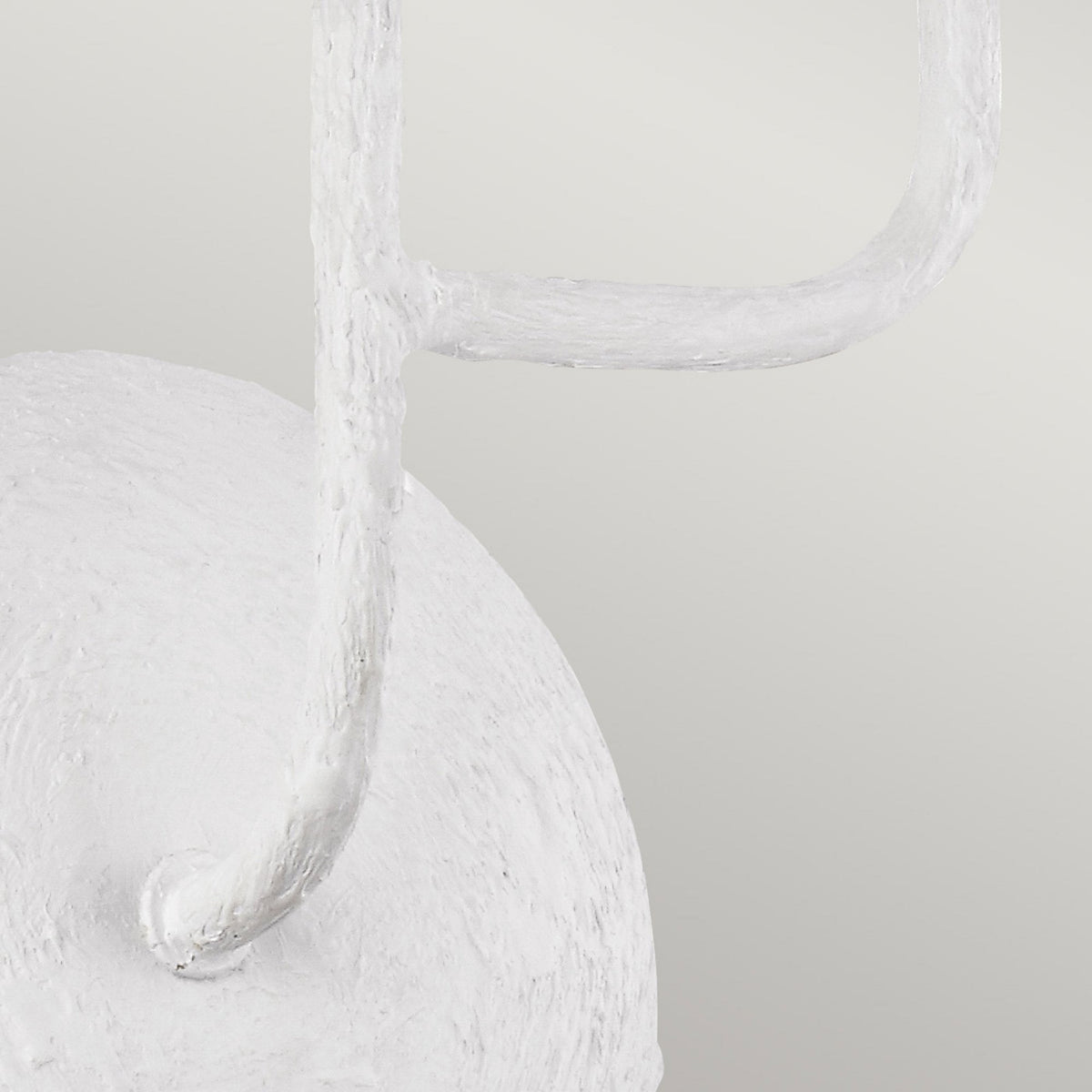Annie Three Arm Wall Light in Textured Plaster White