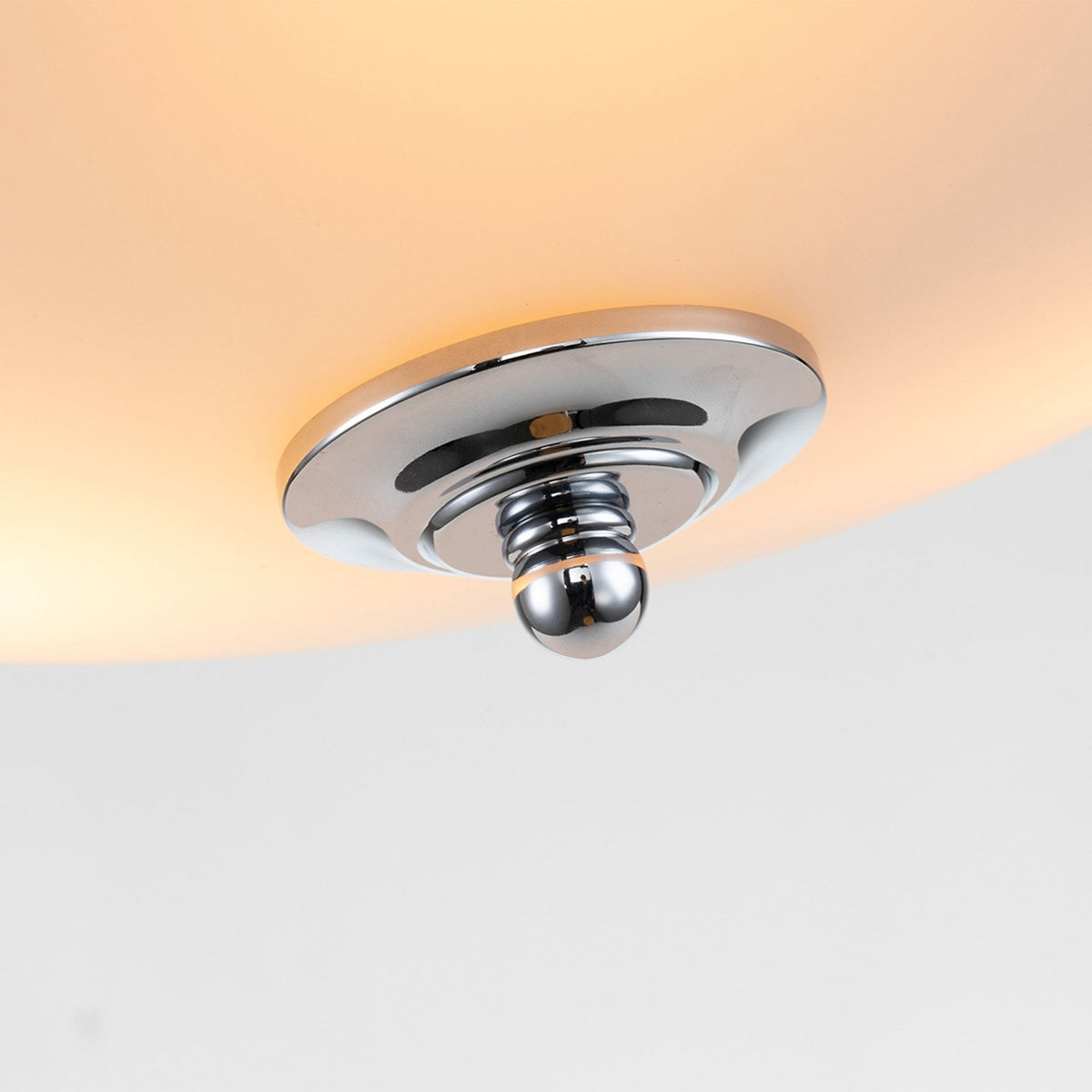 Griffin Three Lamp Ceiling Light in Polished Chrome