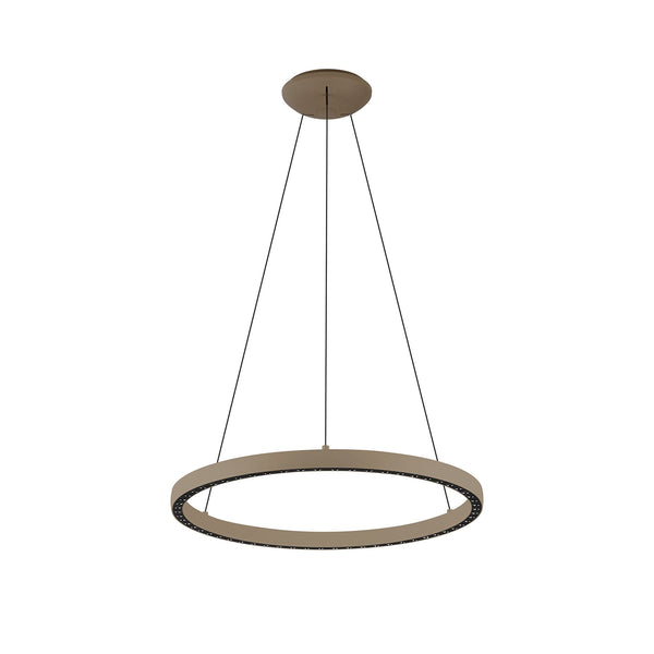 Riumar LED Pendant In Sand Brown